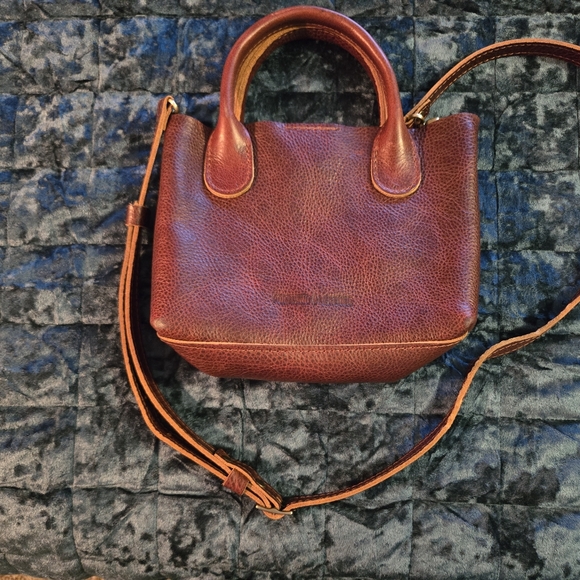 EUC Portland Leather Brown Crossbody Bag - Picture 12 of 14